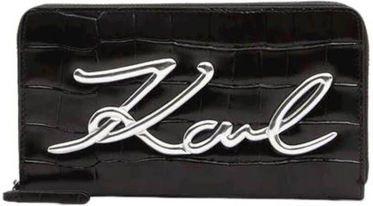 Karl Lagerfeld Portemonnee kaarthouder Black Dames