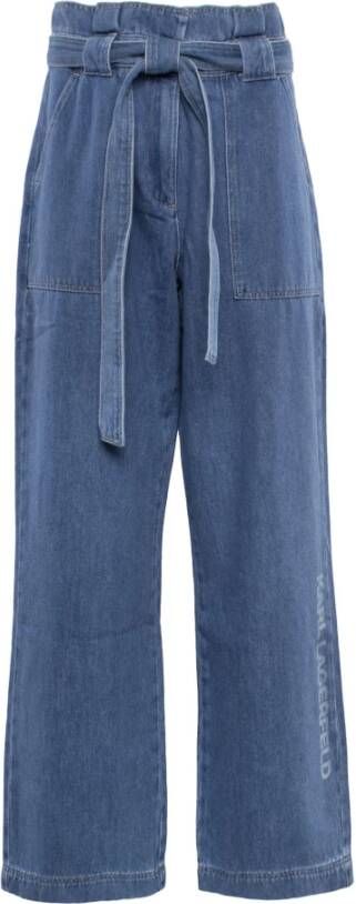 Karl Lagerfeld Rechte broek Blauw Dames
