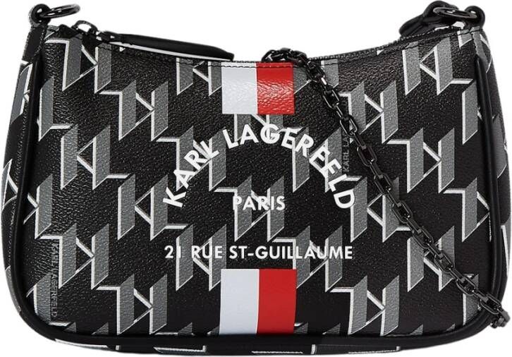 Karl Lagerfeld RSG Monogram CC Zip Bag Zwart Dames