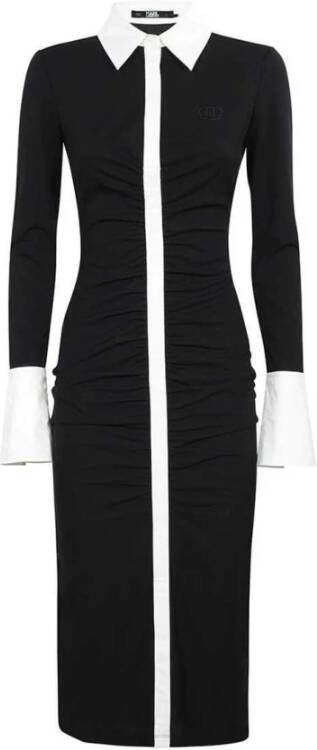 Karl Lagerfeld Shirt Dresses Zwart Dames