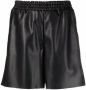 Karl Lagerfeld Korte Broek PERFORATED FAUX LEATHER SHORTS - Thumbnail 1