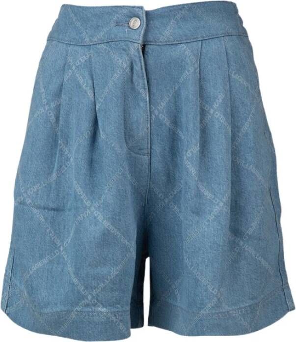 Karl Lagerfeld Shorts Blauw Heren