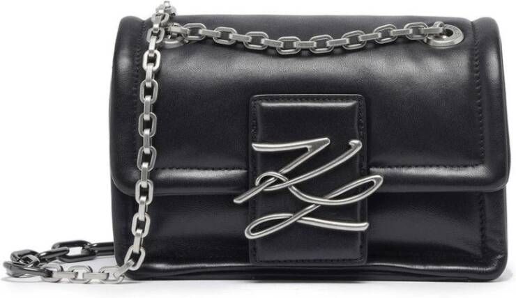 Karl Lagerfeld Crossbody bags K Autograph Soft Lea Cb in zwart