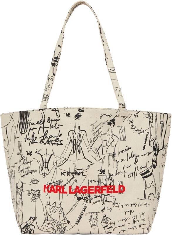 Karl Lagerfeld Shoulder Bags Wit Dames