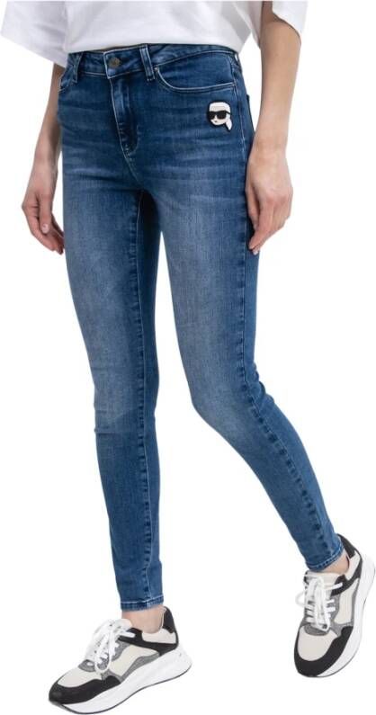 Karl Lagerfeld Skinny Jeans Blauw Dames