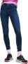 Karl Lagerfeld Blauwe skinny denim logobroek Blue Dames - Thumbnail 1