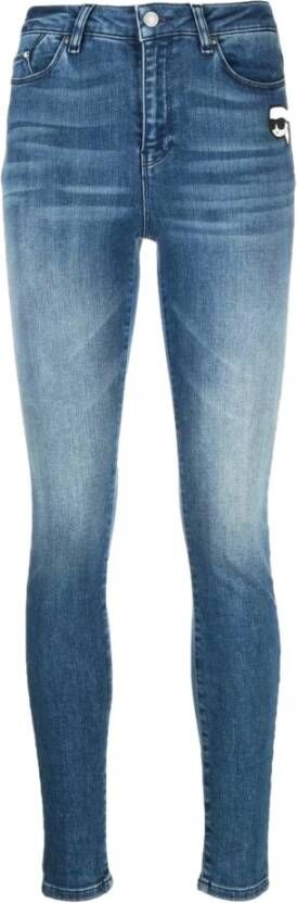 Karl Lagerfeld Straight Jeans Blue Dames