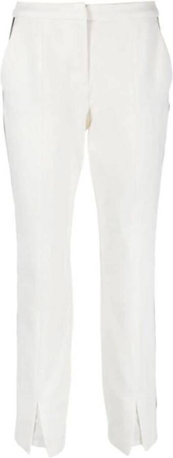 Karl Lagerfeld Straight Trousers White Dames