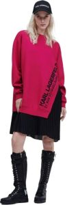 Karl Lagerfeld Sweatshirt Dress Roze Dames