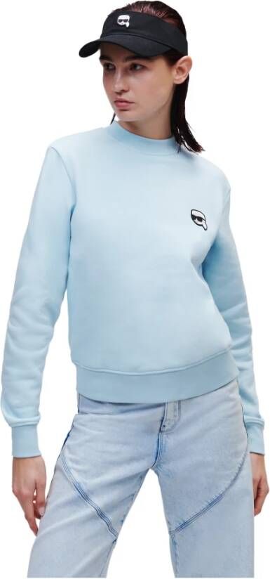 Karl Lagerfeld Sweatshirt Ikonik 2.0 Blauw Dames