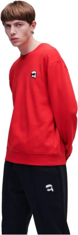 Karl Lagerfeld Sweatshirt Ikonik 2.0 Mini Rood Heren