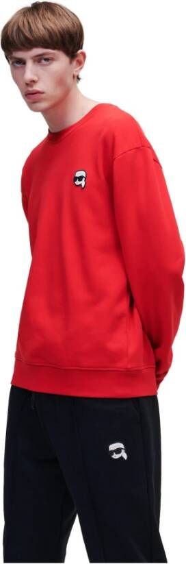 Karl Lagerfeld Sweatshirt Ikonik 2.0 Mini Rood Heren