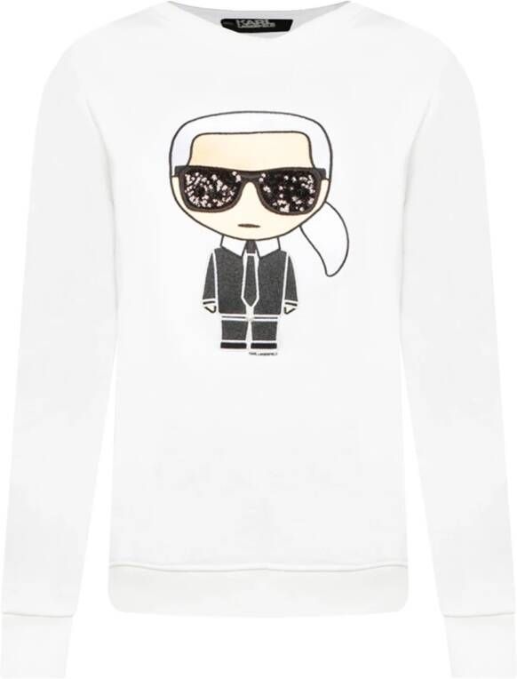 Karl Lagerfeld Sweatshirt Wit Dames