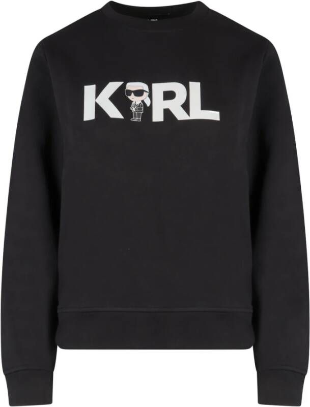 Karl Lagerfeld Sweatshirt Zwart Dames