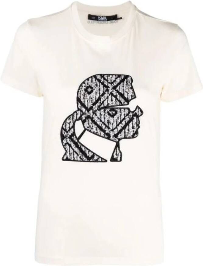 Karl Lagerfeld t-shirt Beige Dames