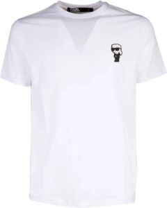 Karl Lagerfeld T-shirt met personage Wit Dames