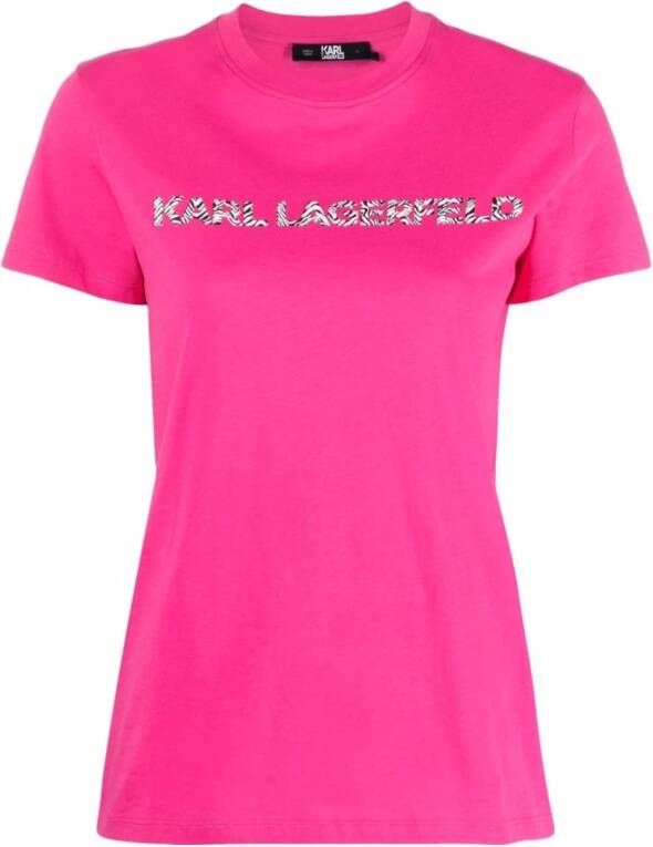 Karl Lagerfeld T-Shirt Roze Dames