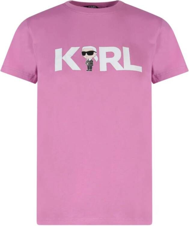 Karl Lagerfeld T-Shirt Roze Dames
