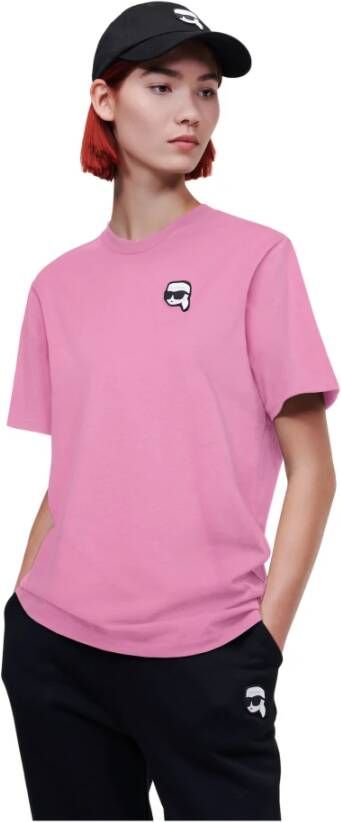 Karl Lagerfeld T-shirt Roze Dames