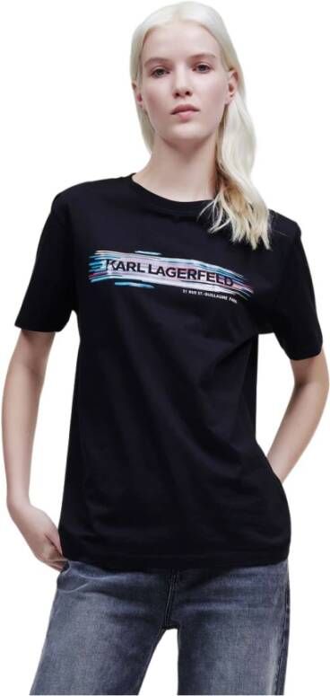 Karl Lagerfeld t-shirt Zwart Dames