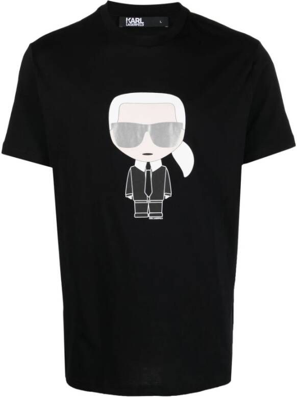 Karl Lagerfeld T-shirt Zwart Heren