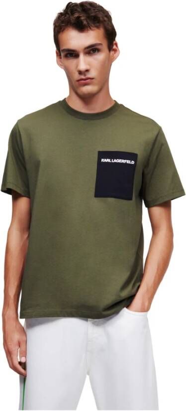 Karl Lagerfeld T-Shirts Beige Heren