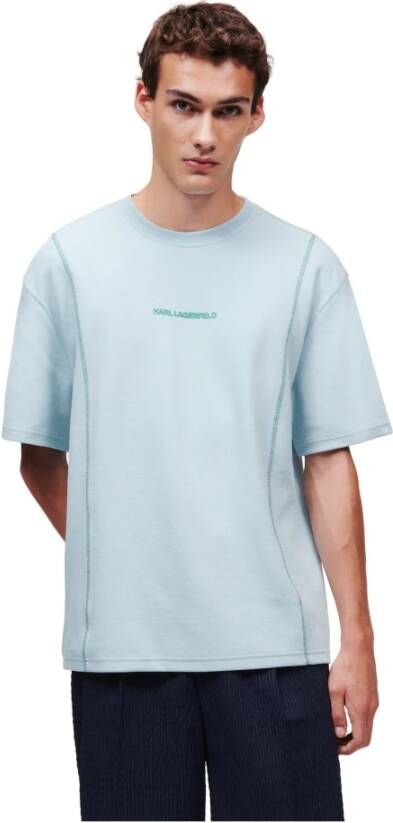 Karl Lagerfeld T-shirts Blauw Heren