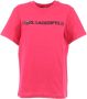 Karl Lagerfeld T-Shirts Roze Dames - Thumbnail 1