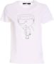 Karl Lagerfeld T-Shirts White Dames - Thumbnail 1