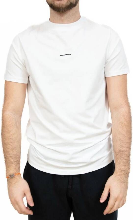 Karl Lagerfeld T-Shirts Wit Heren