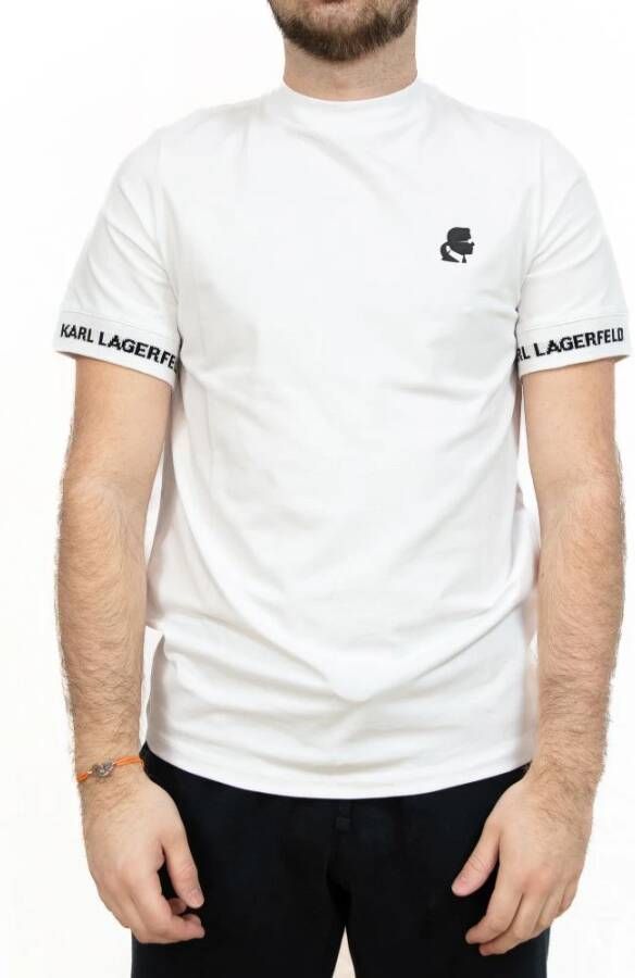 Karl Lagerfeld T-Shirts Wit Heren