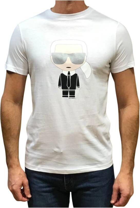 Karl Lagerfeld T-Shirts Wit Heren
