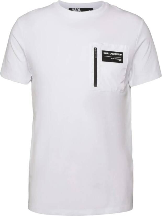 Karl Lagerfeld T-shirts Wit Heren