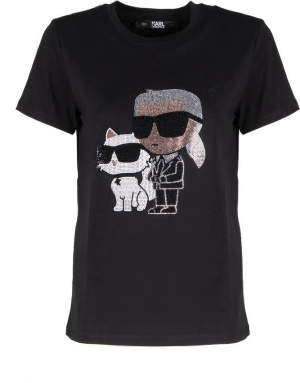 Karl Lagerfeld T-Shirts Zwart Dames