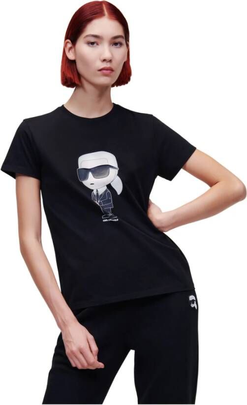 Karl Lagerfeld T-shirt Ikonik 2.0 Wit Dames - Foto 1