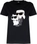 Karl Lagerfeld T-Shirts Zwart Dames - Thumbnail 1