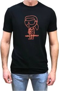 Karl Lagerfeld T-Shirts Zwart Heren