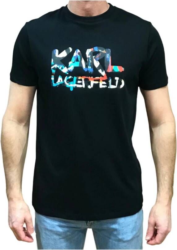 Karl Lagerfeld T-Shirts Zwart Heren