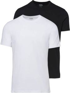 Karl Lagerfeld Underwear Top Multipack Crew Neck T-Shirt (Set of 2) Zwart Heren