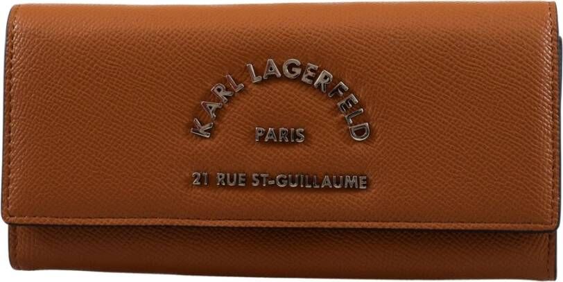 Karl Lagerfeld Wallets & Cardholders Bruin Dames