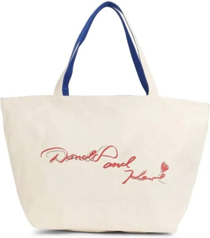 Karl Lagerfeld Dames Shopper Lente Zomer Collectie White Dames