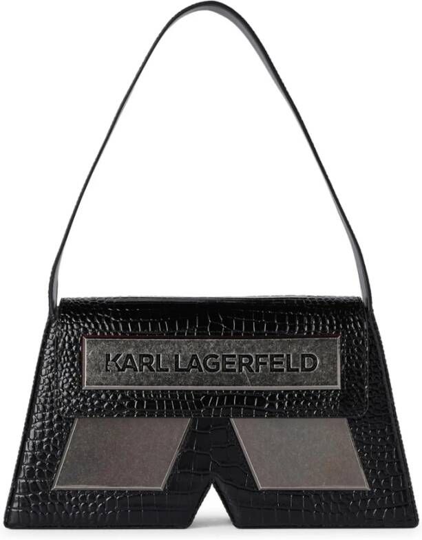 Karl Lagerfeld Women's Shoulder Bag Zwart Dames