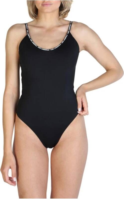 Karl Lagerfeld Women's Swimwear Zwart Unisex