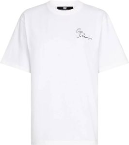 Karl Lagerfeld x Cara Delevingne Signature T-Shirt Wit Dames