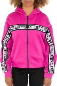 Karl Lagerfeld Zip-throughs Roze Dames