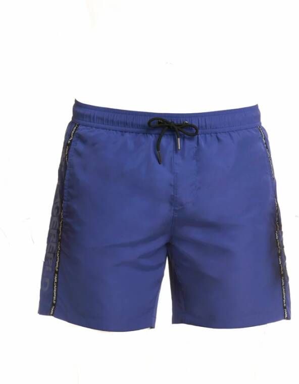 Karl Lagerfeld Zwembroek Sport Medium Boardshort Blauw Heren