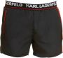 Karl Lagerfeld Heren Zwembroek Zwart Contrast Details Black Heren - Thumbnail 1