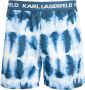 Karl Lagerfeld Zwemkleding Kostuum Deel Onder Mannen Blauw Blue Heren - Thumbnail 1