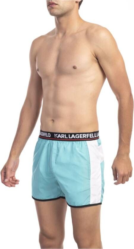 Karl Lagerfeld Zwemkleding Blauw Heren