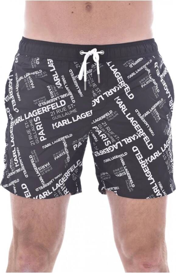 Karl Lagerfeld Zwemkleding Onderdeel Heren Zwart Black Heren